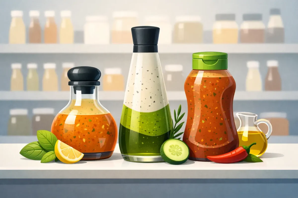 Δοχεία για dressings που ξεχωρίζουν στο ράφι